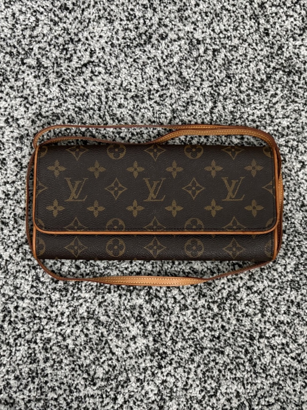 Authentic Louis Vuitton Pochette Twin GM With Strap